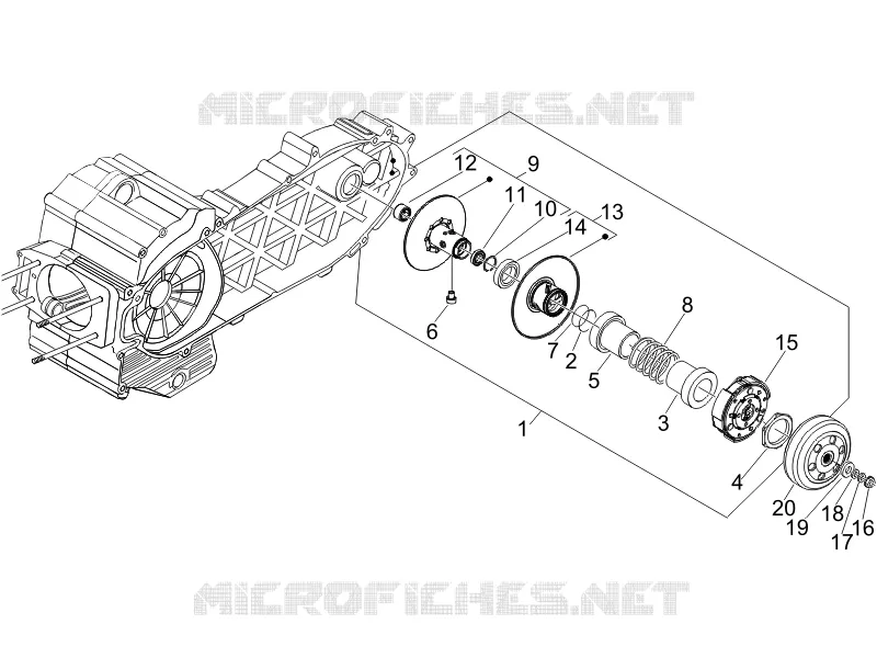 Driven pulley
