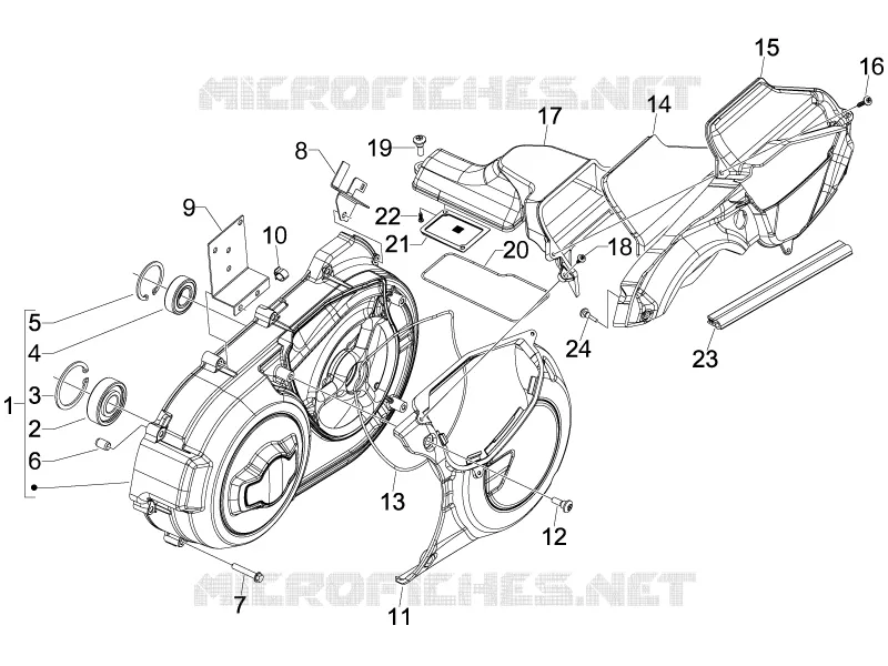 Crankcase cover - Crankcase cooling