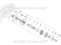 Driven pulley