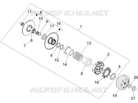 Driven pulley