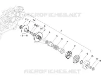 Driven pulley