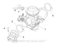 Carburettor, assembly - Union pipe