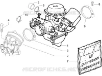 Carburettor, assembly - Union pipe