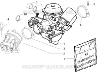Carburettor, assembly - Union pipe