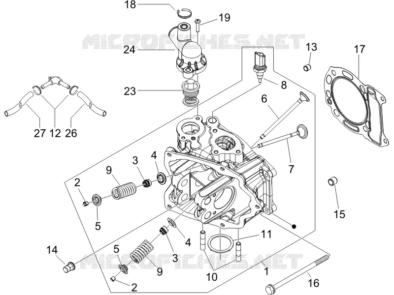 Head unit - Valve