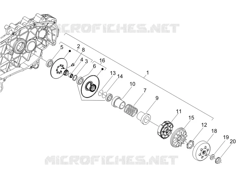 Driven pulley