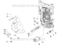 Flywheel magneto cover - Oil filter