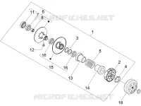 Driven pulley