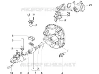 Throttle body - Injector - Union pipe