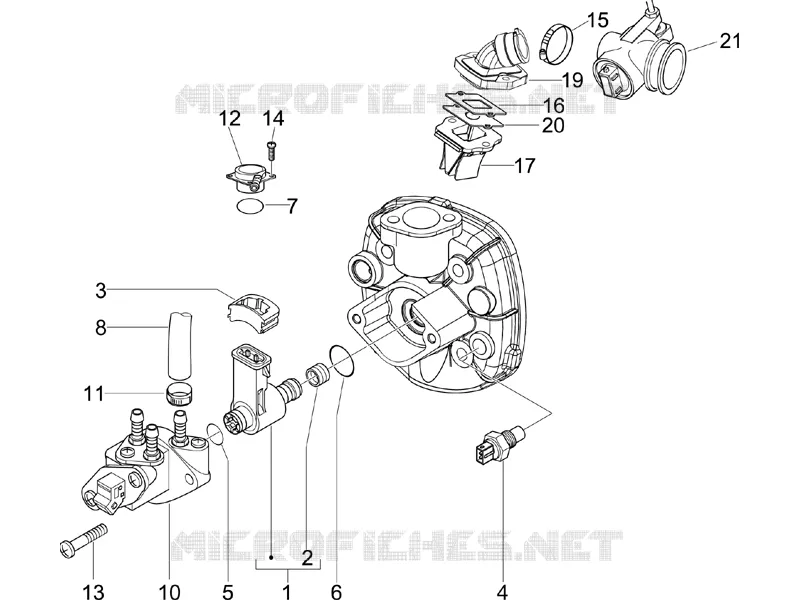 Throttle body - Injector - Union pipe