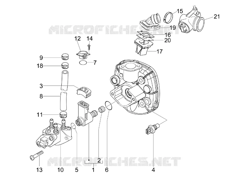 Throttle body - Injector - Union pipe