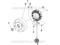 Flywheel magneto