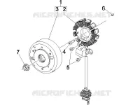 Flywheel magneto