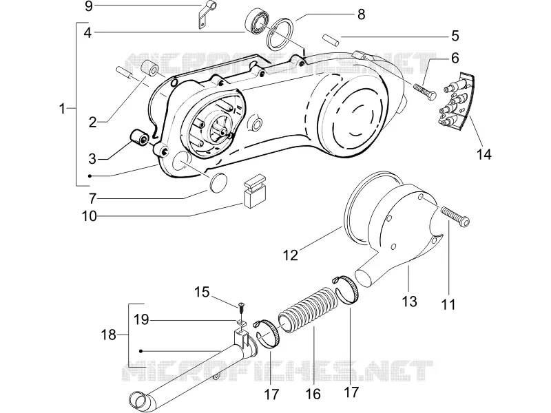 Crankcase cover - Crankcase cooling