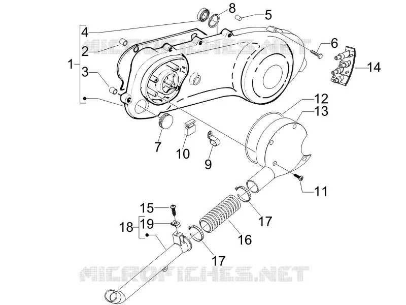 Crankcase cover - Crankcase cooling
