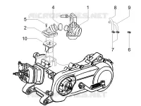 Carburettor, assembly - Union pipe