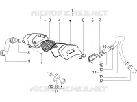 Secondary air box