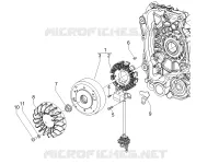 Flywheel magneto
