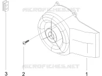 Flywheel magneto cover - Oil filter
