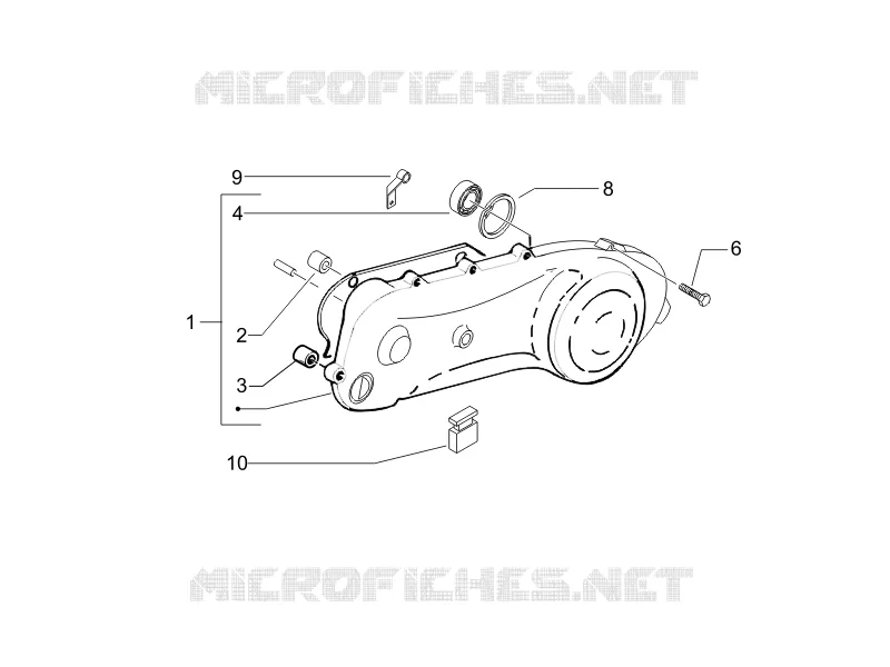 Crankcase cover - Crankcase cooling