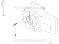Flywheel magneto cover - Oil filter