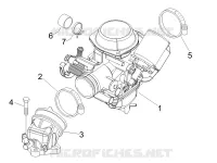 Carburettor, assembly - Union pipe