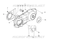 Crankcase cover - Crankcase cooling