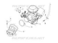 Carburettor, assembly - Union pipe
