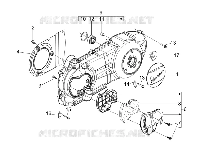 Crankcase cover - Crankcase cooling