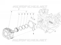 Cylinder-piston-wrist pin unit