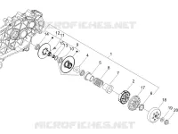Driven pulley