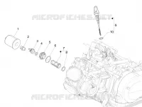 Flywheel magneto cover - Oil filter