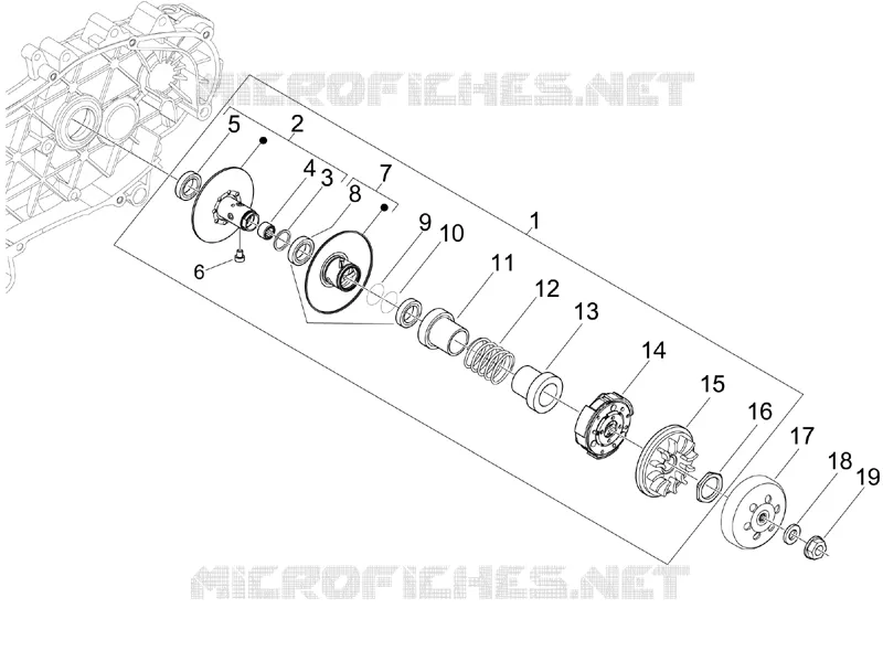 Driven pulley
