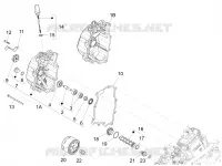 Flywheel magneto cover - Oil filter