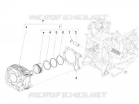 Cylinder-piston-wrist pin unit
