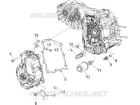 Flywheel magneto cover - Oil filter
