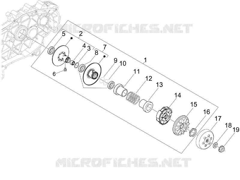 Driven pulley