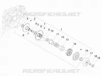 Driven pulley