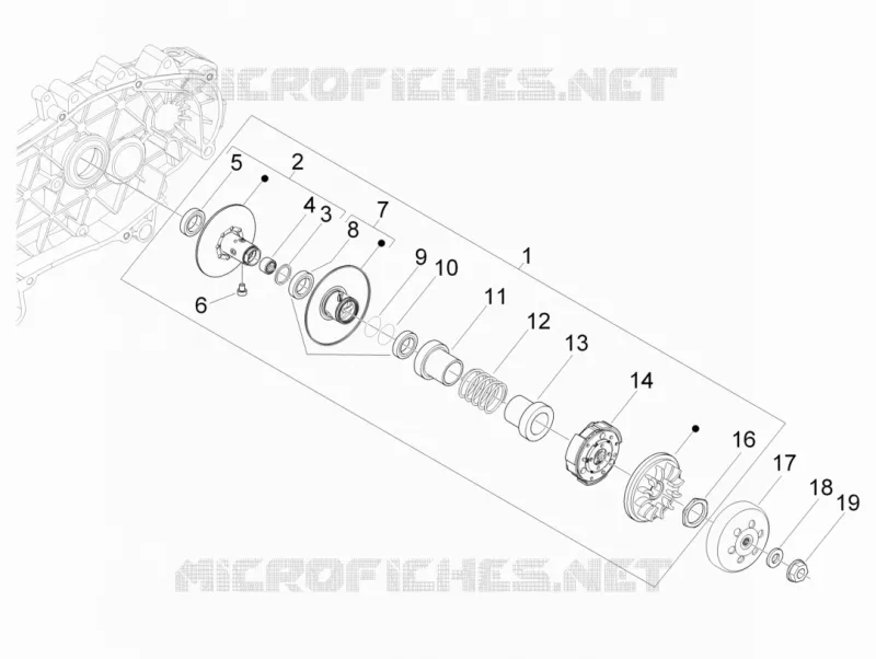 Driven pulley