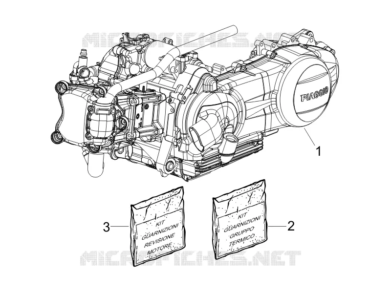 Engine, assembly