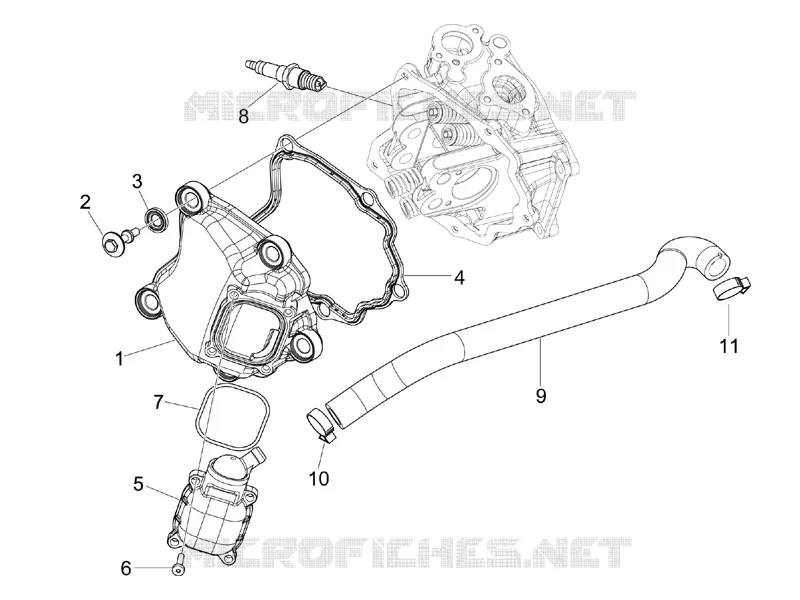 Cylinder head cover
