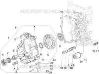 Flywheel magneto cover - Oil filter