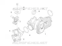 Throttle body - Injector - Union pipe