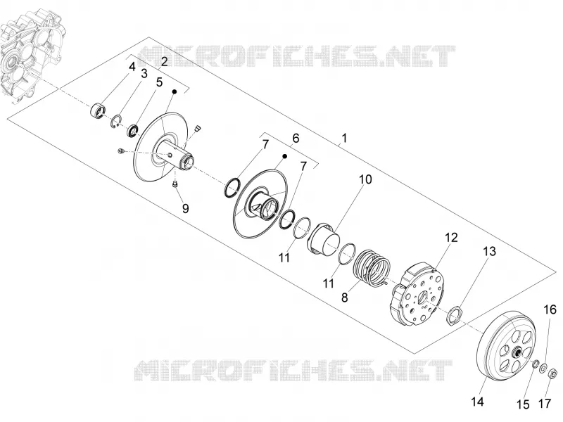 Driven pulley