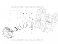 Cylinder-piston-wrist pin unit