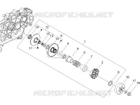 Driven pulley