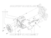 Flywheel magneto cover - Oil filter