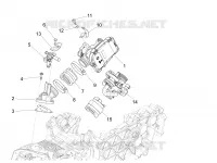 Throttle body - Injector - Union pipe