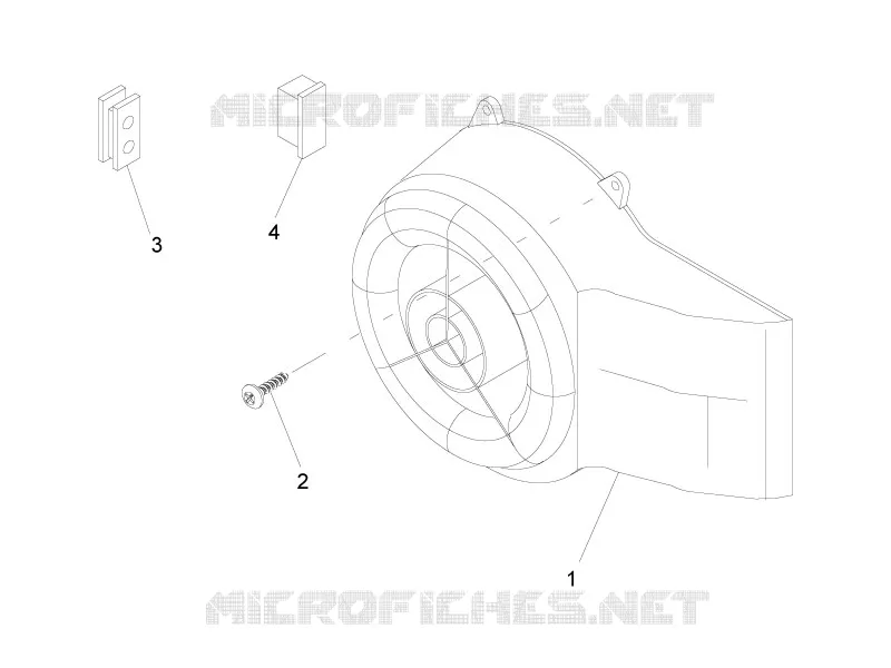 Flywheel magneto cover - Oil filter