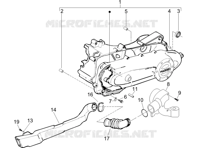 Crankcase cover - Crankcase cooling